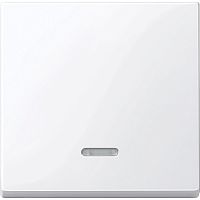 Лицевая панель Schneider Electric Merten System M для 1-кл. выключателя с подсветкой активно-белый картинка